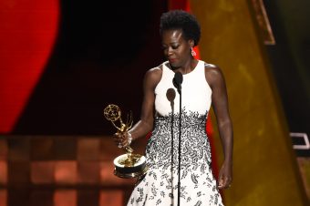 VIOLA DAVIS  : the first African-American to win an Emmy for best actress in a drama.